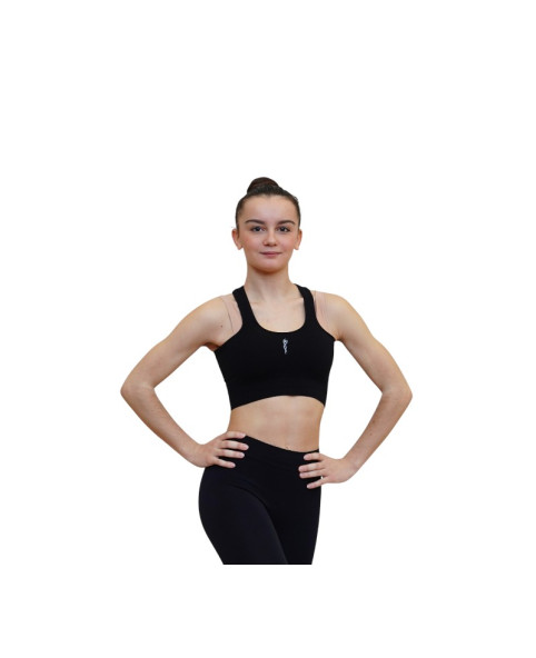 CROP TOP NERO
