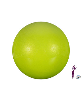 Rg ball  lime green glitter
