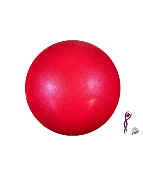 Palla rosso fragola glitter
