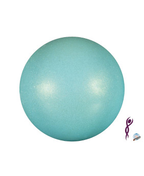 Rg ball  Teal Glitter