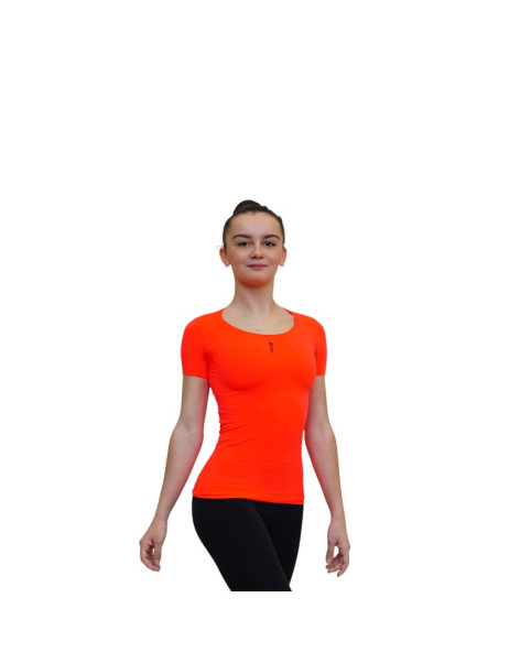 T-SHIRT ROSSO FLUO